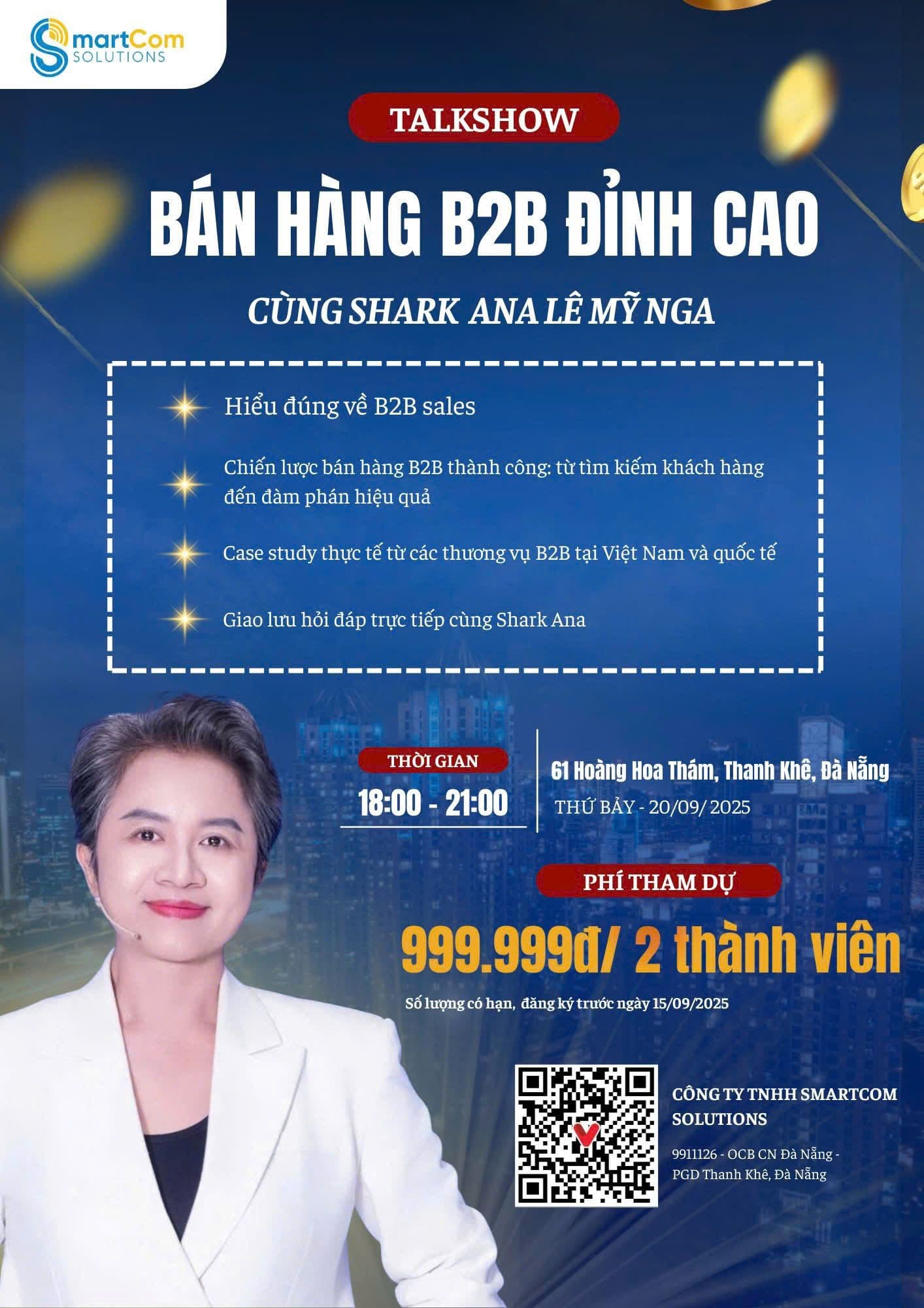 🌟 SPECIAL TALKSHOW 🌟 Mastering B2B Sales with Shark ANA LE MY NGA 🌟